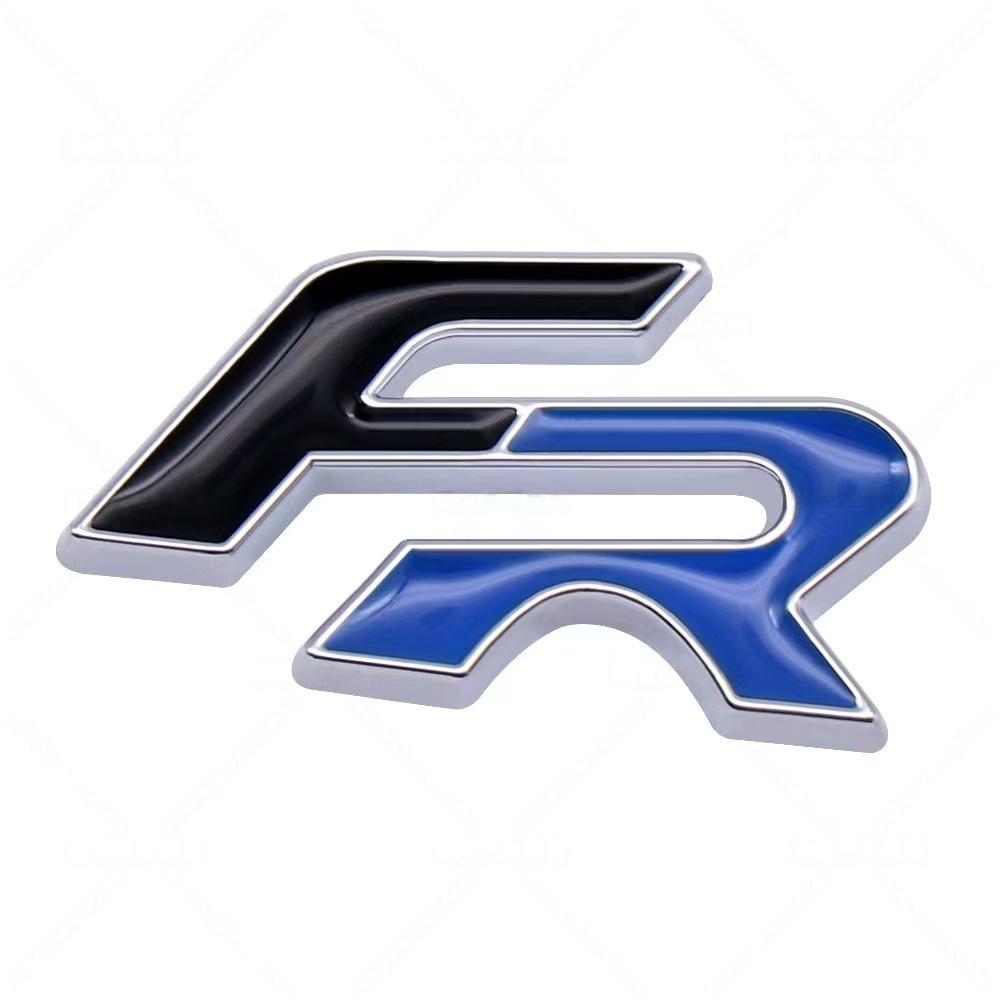

3D Metal FR Logo Badge Sticker Side Fender Rear Trunk Emblem Decal High-Quality Automotive Accessories 1-sticker