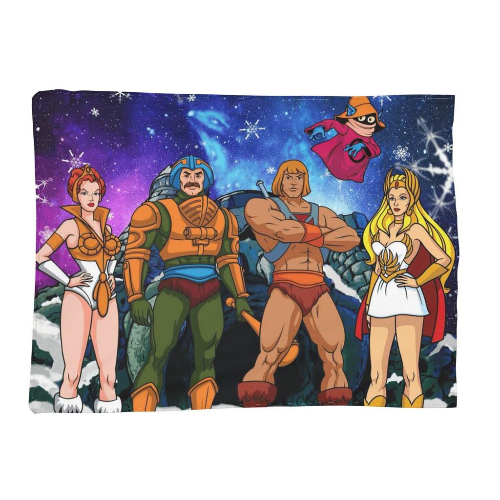 Eternia He-Man And The Masters Of The Universe Blanket Soft Warm Flannel Throw Blanket Plush for Bed Living Room Picnic Travel