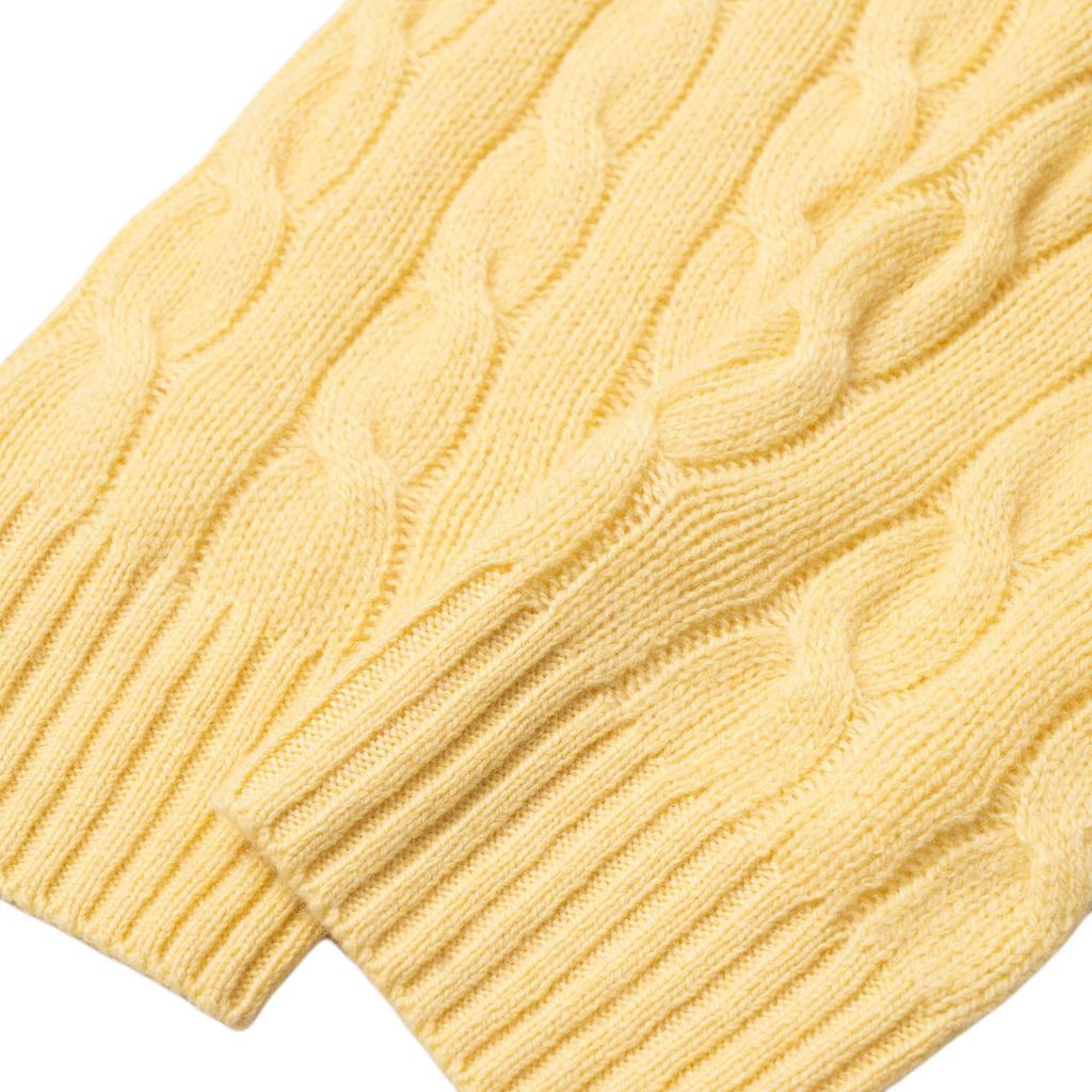Polo Ralph Lauren V-Neck Pullover Cable Knit Sweater Women sweater 211971866-007