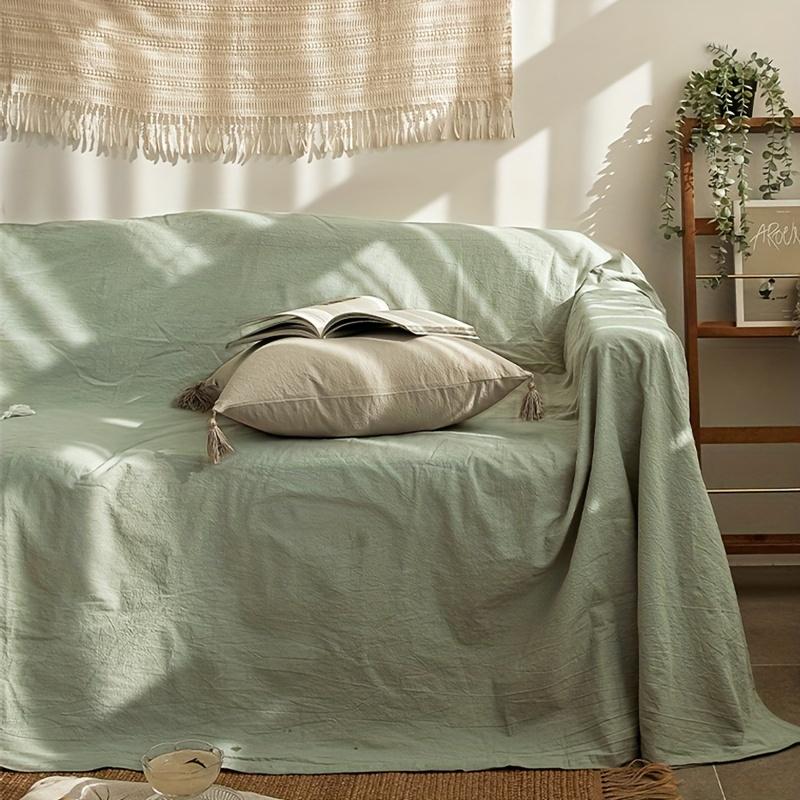 100% Cotton Sofa Slipcover Nordic Couch Cover Four Seasons Universal Furniture Protector Sofa Cover for Bedroom Home Decor 1PC