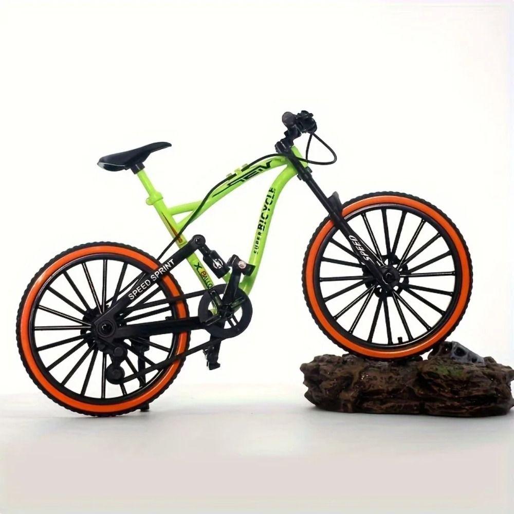 Racing Metal Mini Bicycle 1:8 Scale Zinc Zinc Alloy Bicycle Toy Kids Toy Bicycle Model Collection