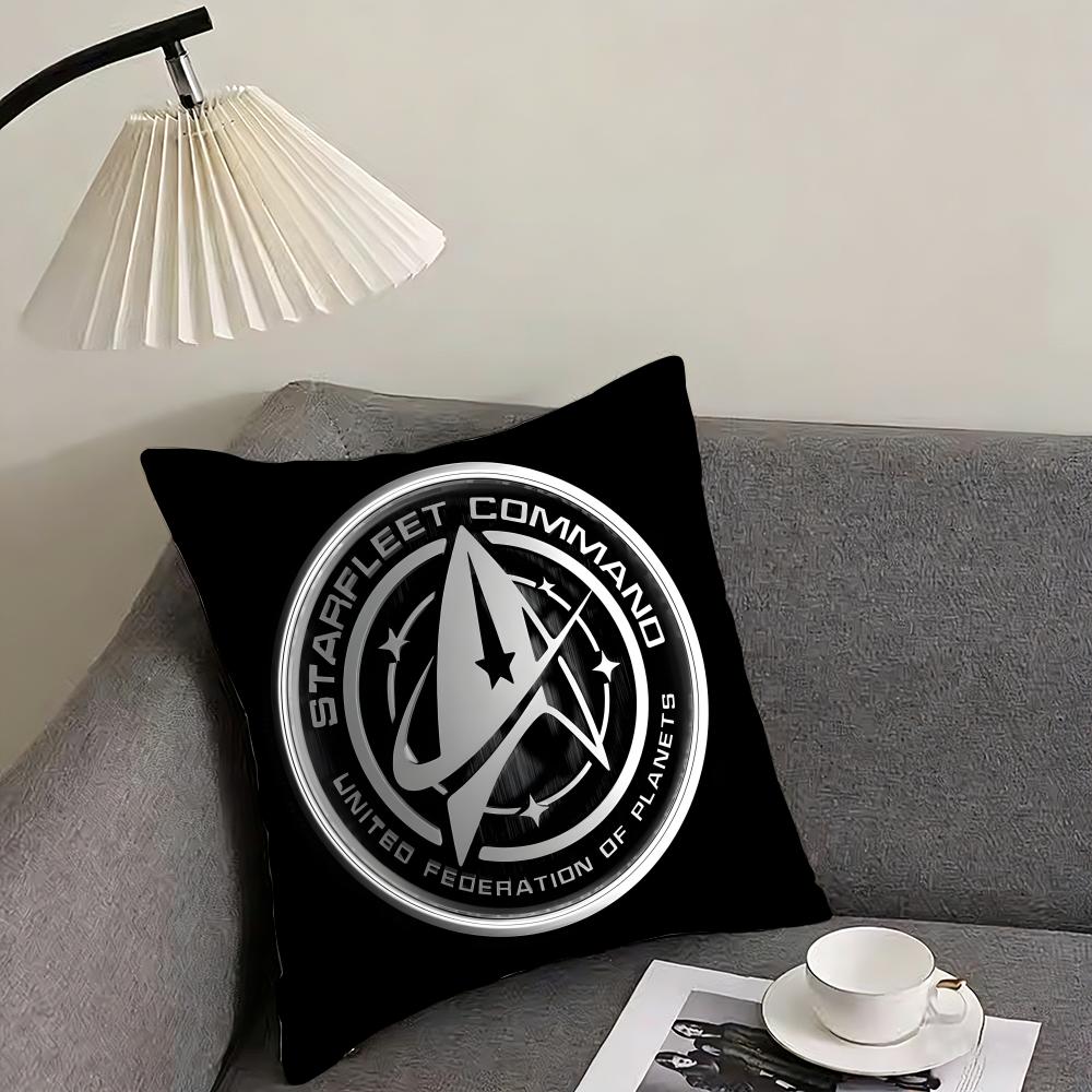Star T-Trek Shipp Brand Cushion Cover Pillowcase Ultra Soft Skin Friendly Fabric Cloud Like Comfort & Concealed Zipper