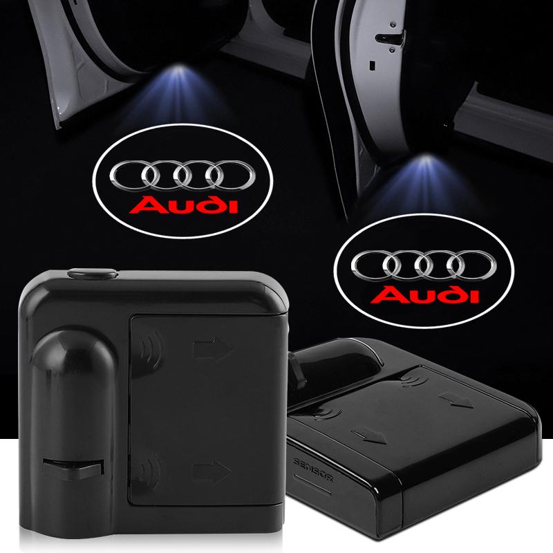 

2Pcs Car Door Projector Lamps Emblem LED Welcome Light For Audi A1 A3 A4 A5 A6 A7 A8 B5 B6 B7 B8 C5 C6 C7 D2 D3 Q2 Q3 Q5 Q7 Q8 R8 RS S4 S5 S6 S7 S8 audi