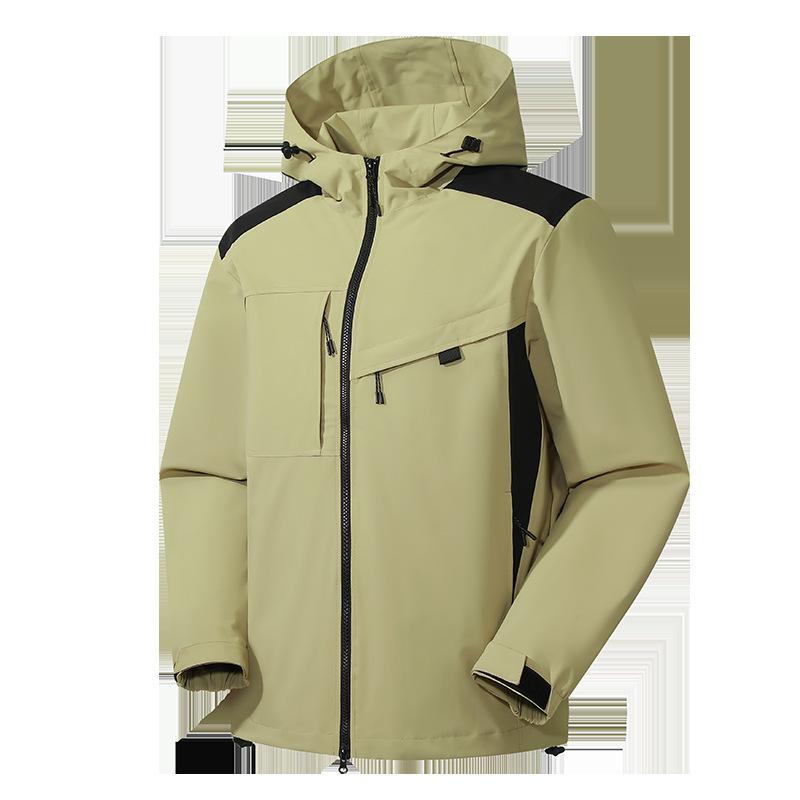 Waterproof and Windproof Outdoor Jacket for Men and Women, Hiking Suit, Thin Breathable Trench Coat