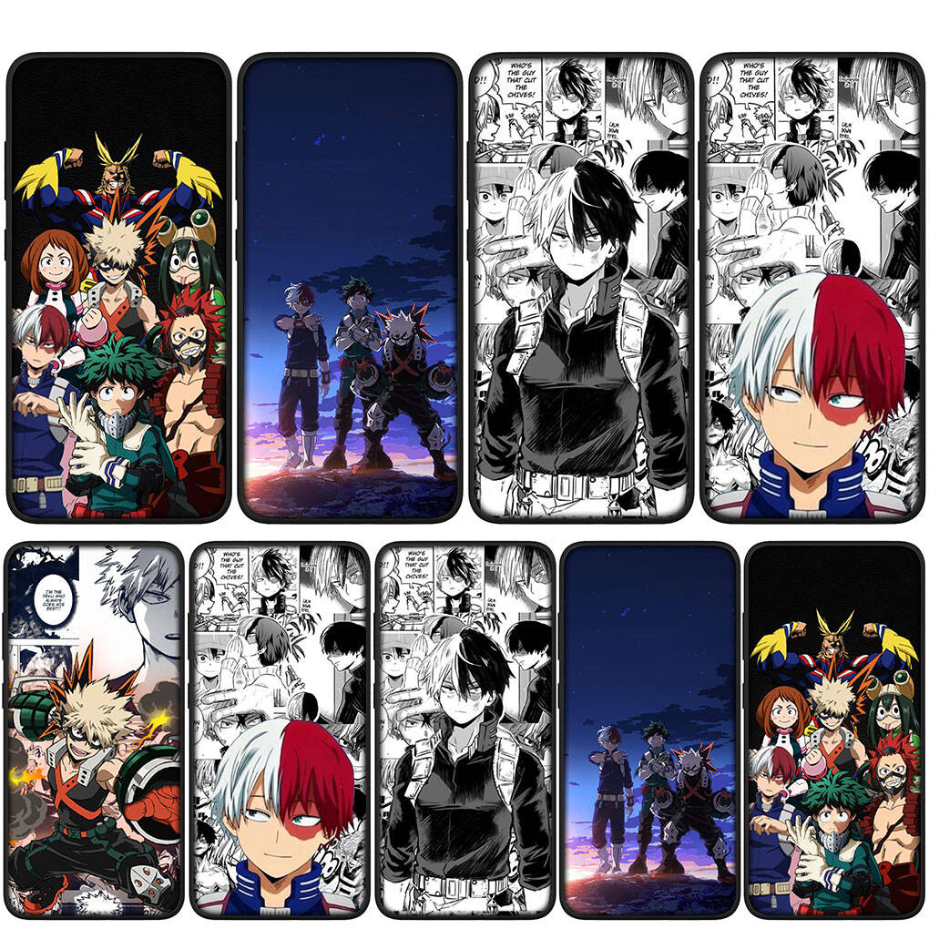 Für iPhone 17 16 15 Xiaomi Poco Redmi Note 14 13 12 11 Pro Max Samsung Galaxy S25 S24 S23 OPPO Huawei BNHA My Hero Academia Todoroki Shoto Handyhülle