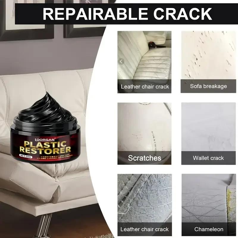 Multi-functional Leather Renovation Kit:car Interior Polishing Wax,sofa Anti-aging Treatment,plastic Color Restoration Paste,car