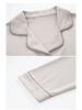 Women's Pure Cotton Long Sleeve Pajama Set - Loose Fit, Plus Size, for Autumn/Spring