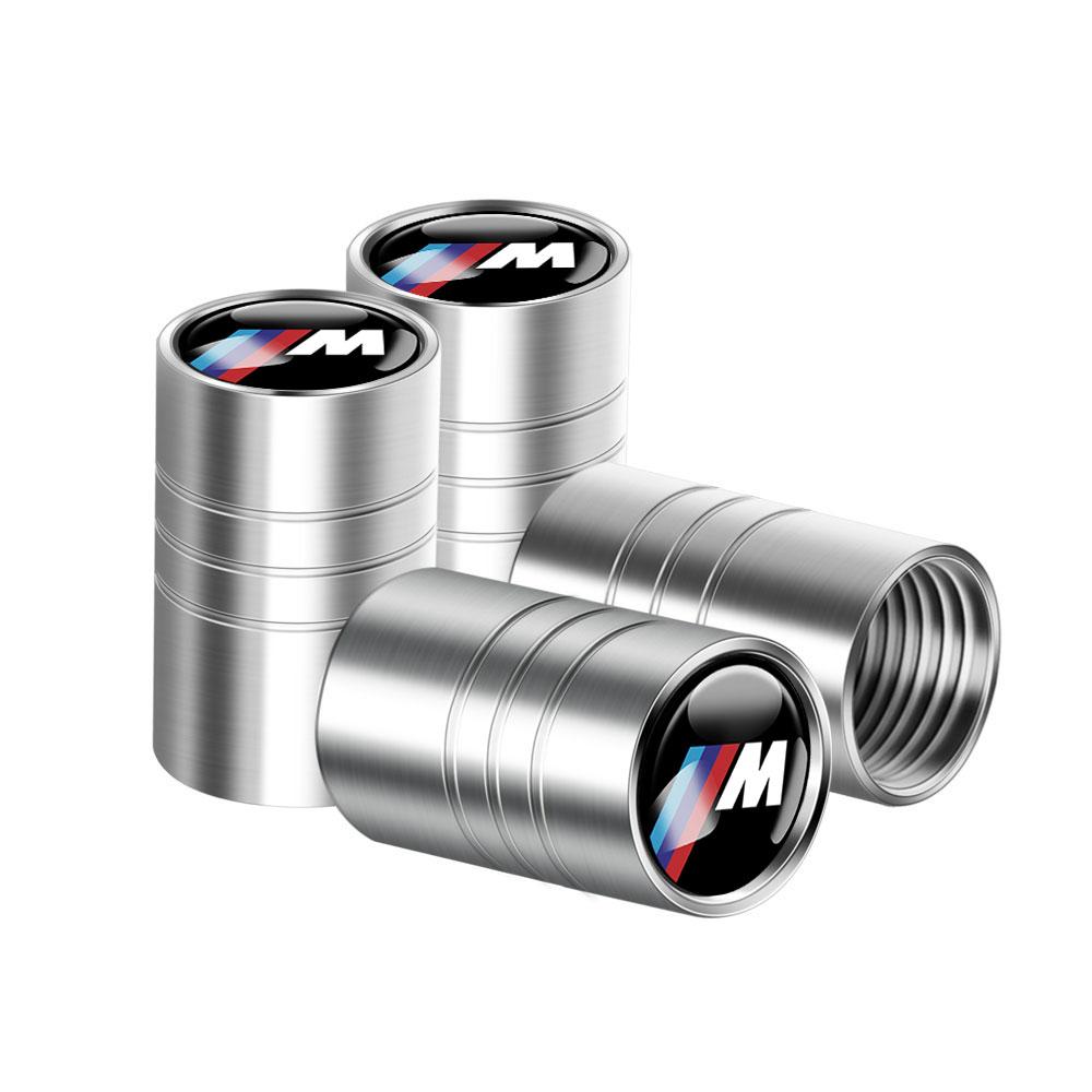 4Pcs Metal Car Wheel Tire Valve Caps Tyre Rim Stem Covers Airdust Waterproof For BMW E36 E39 E46 E60 E90 F30 G20 G21 G30 G11 F15 CJ7