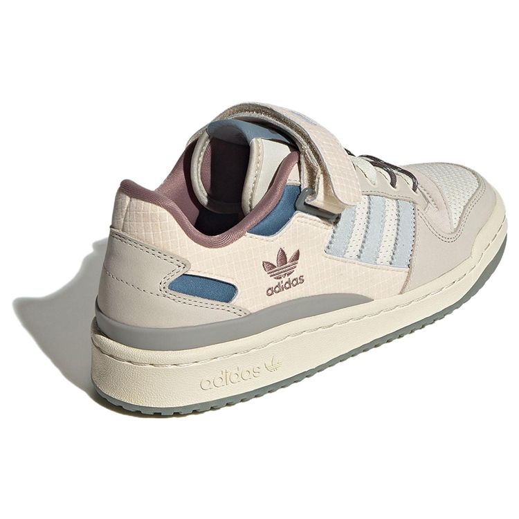 Adidas Originals Forum Durable Low-Top Skate Shoes Women Sneakers Light-Blue IG1580