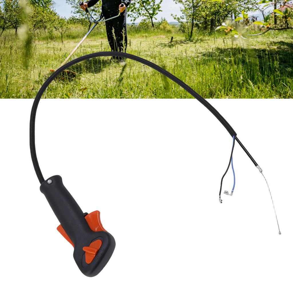 Throttle Control Handle, String Handle Assembly Kit with Cable Replacement for FS75 FS80 FS85 Line Trimmer