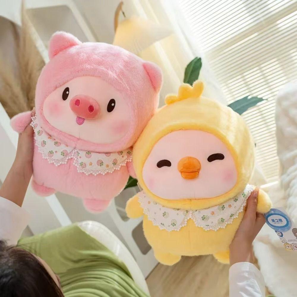 

Пингвин плюшевая игрушка свинья утка милое животное плюшевая кукла толстое животное мягкие игрушки день святого валентина день рождения розовый