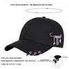 Women Iron Ring Baseball Caps Spring Autumn Outdoor Use Sunscreen Hat Adjustable Casual Trucker Hats For Men And