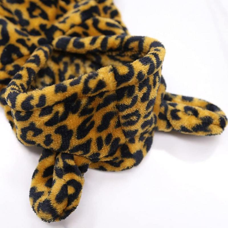 Halloween Pet Dog Clothes Dog Costume Christmas Chihuahua Winter Dog Coat Small Dog Cat Clothes Cheetah Fancy Dress Size M