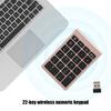 RF304 22 Keys Numeric Keypad USB 2.4G Wireless   Keyboard with Receiver