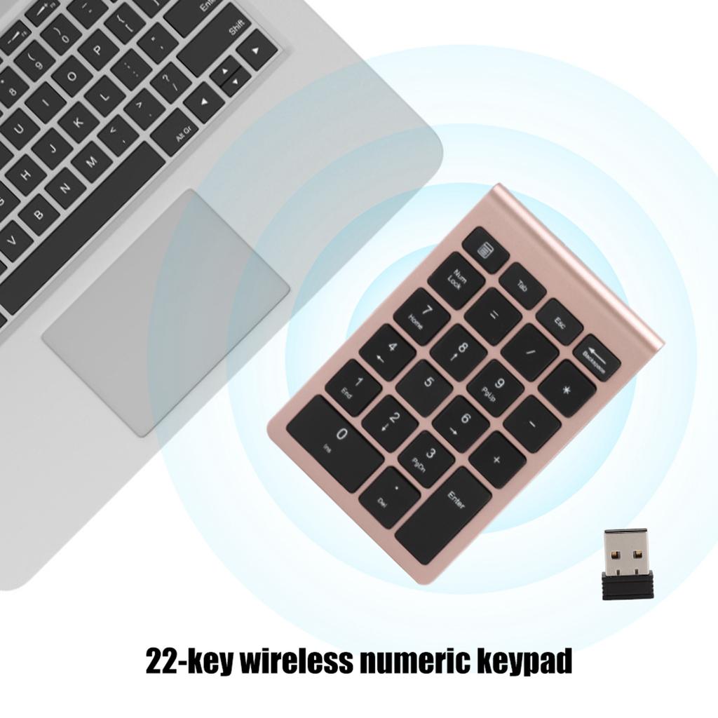 RF304 22 Keys Numeric Keypad USB 2.4G Wireless   Keyboard with Receiver