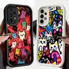 Phone Case for Samsung Galaxy A17 A16 A15 A14 A13 Cartoon Cute Cats Theme A56 A36 A26 A55 A35 A25 A54 A34 A24 A53 A33 A23 A07 A0