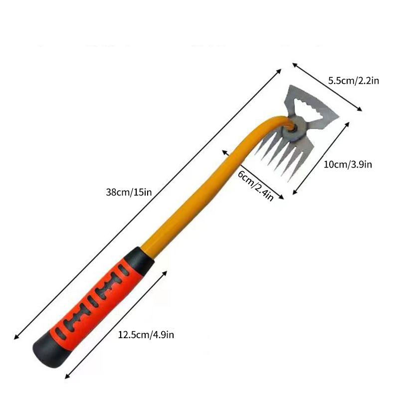 Garden Weeder Tools Planting Shovel Manual Grass Rake Loosening Soil Plowing Rooting Remove Digging Agricultural Hand Tools
