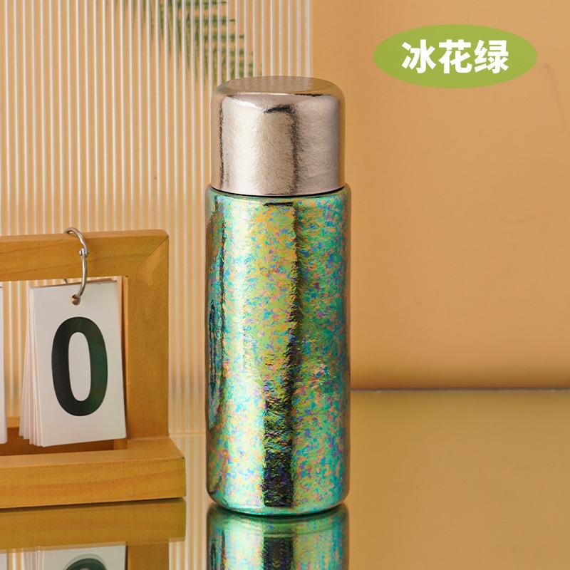 High value light luxury accompanying portable water cup vacuum tea separation thermos cup
