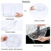 360° Rotating Organizer 2-Tier Transparent  Lazy Susan Non Slip for Kitchen Spice Cosmetic Bathroom Countertop Storage