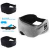 Light Blocking And Noise Reducing Plush Sleep Eye Mask With Bluetooth Earphones For Rest And Phone Calls