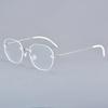 Fashion Hexagon Rimless Glasses Frame Men Women 2460 Brand Design Screwless Titanium Ultralight Eyeglasses Frameless Eyeware
