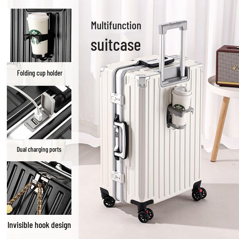 Stevige 20-inch Hardshell Spinner Koffer met Cijferslot – Grote Capaciteit voor Mannen, Vrouwen & Studenten