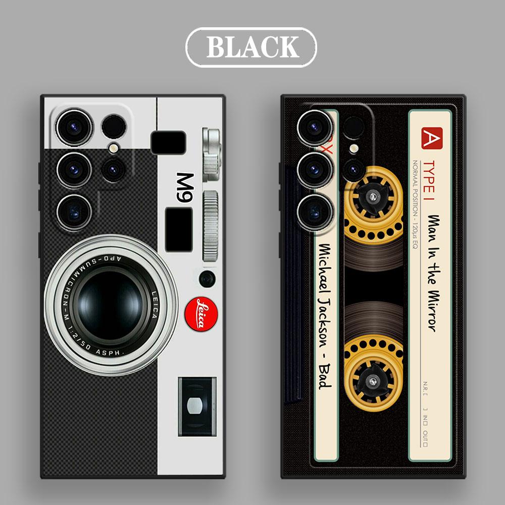 Cassette Music Tapes Circuit Board Camera S25Ultra Case For Samsung Galaxy S25 S24 S23 S20 S21 FE S22 Ultra S10 Plus Phone Cover