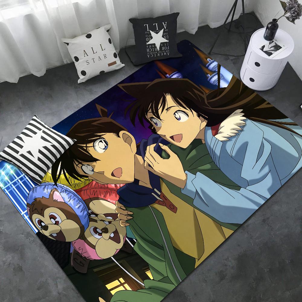 Detective Conan Floor Mat Anti-slip Absorb Water Long Strip Cushion Bedroon Mat Alfombra