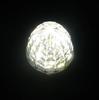 24V LED Side Marker Lamps with Chrome Truck Set of 2 Rings, Accessories, (White)