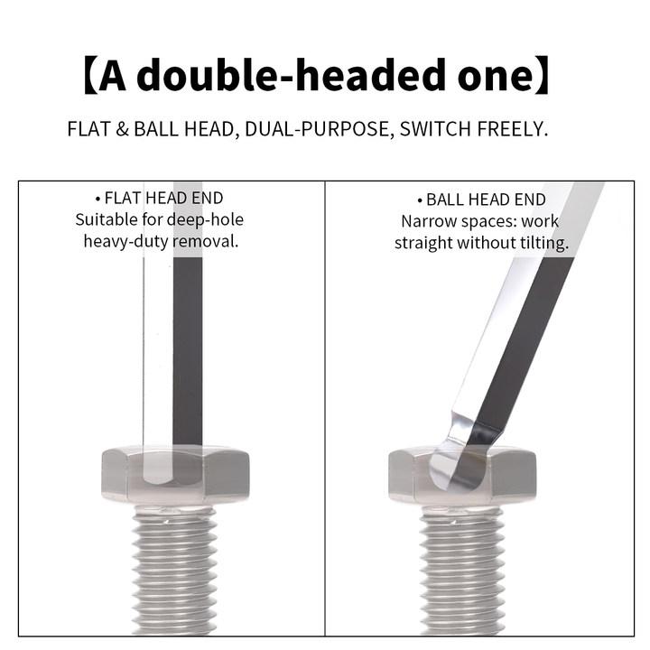 9Pcs Allen Key Wrench Set Hex Universal Metric Long Ball Torx L Flat Head Screwdriver Spanner Vehicle Repair Short Arm Tool