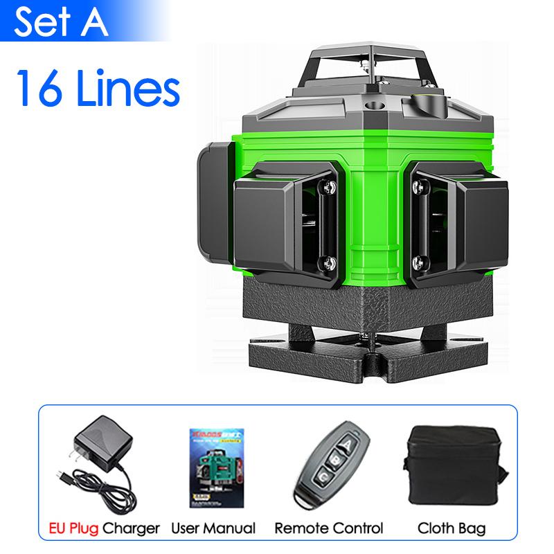 

8/12/16-линейный лазерный уровень с зеленым лучом, автоматический нивелир, горизонтальный вертикальный перекрестный лазерный нивелир