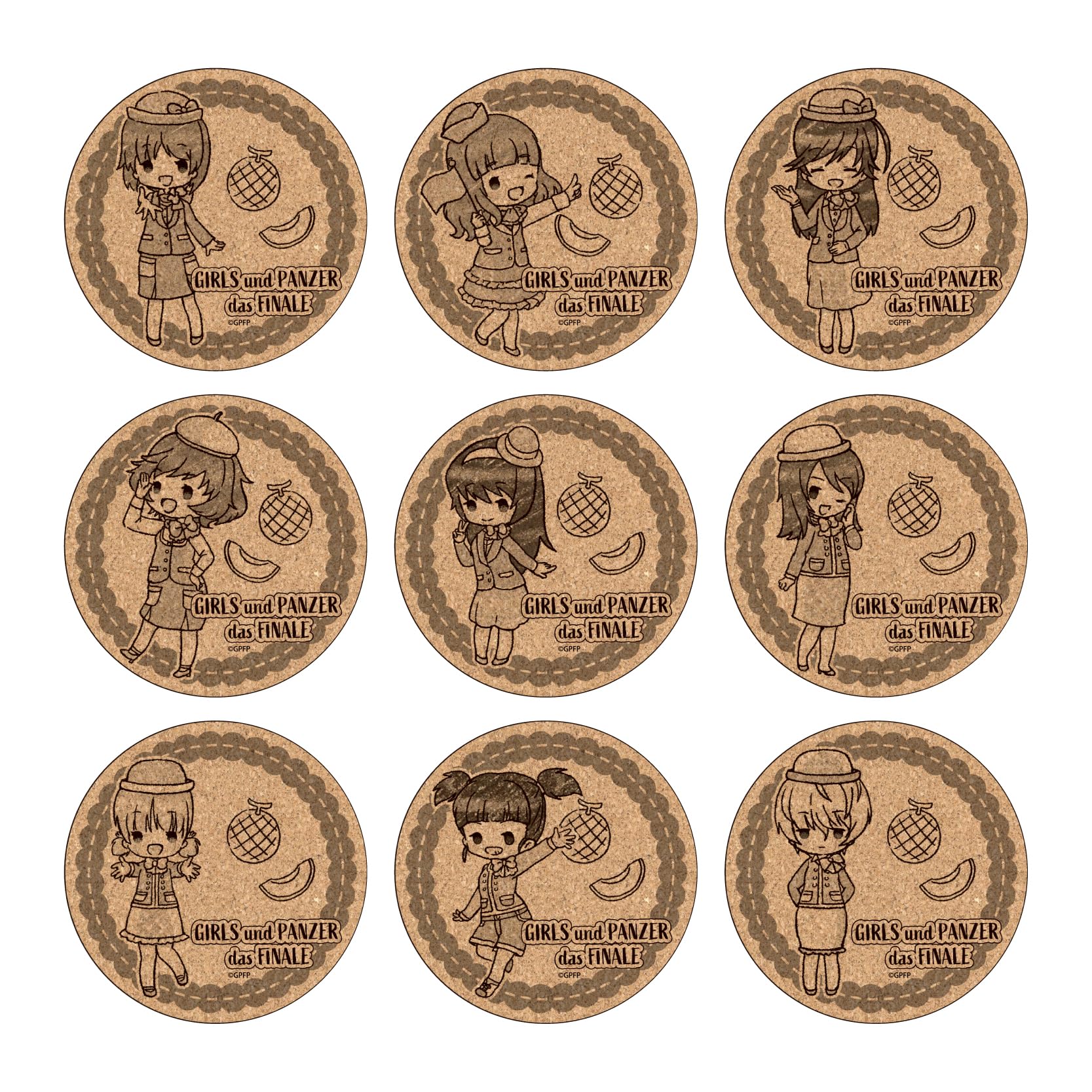 

Девушки и танки Финал Глава 01 Melon x Экскурсовод вер.A [Графическая иллюстрация] Пробковая подставка Коробка из 9 штук