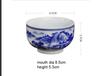 Jingzhen hand painting blue and floral porcelain master cup one cup ceramic teapot cup kung fu tasting cup small cup