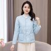 Women's Slim Fit Velvet Lined Cotton Jacket - Warm, Lightweight Inner Layer for Autumn and Winter