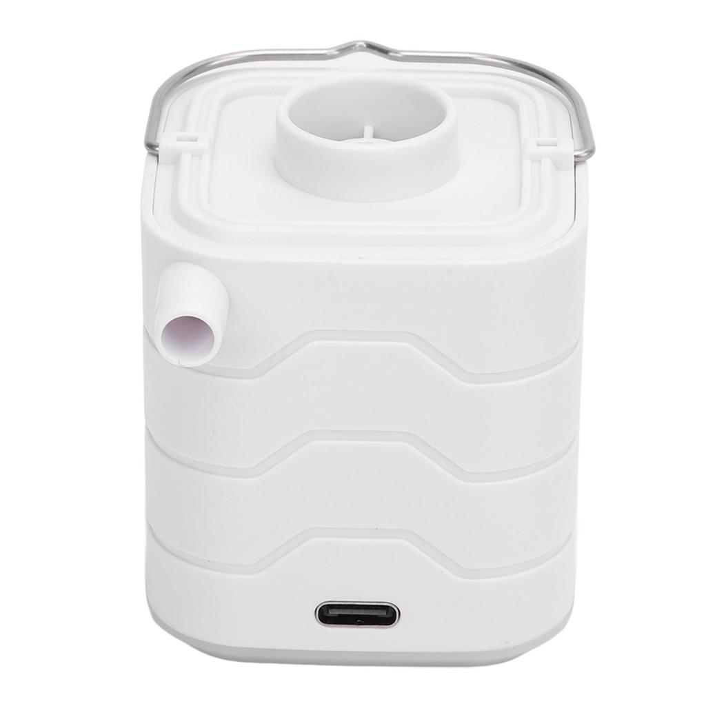Kleine Luftpumpe mit LED-Licht Verschiedene Düsen 1600mAh Typ C Wiederaufladbar Kleiner Inflator Deflator
