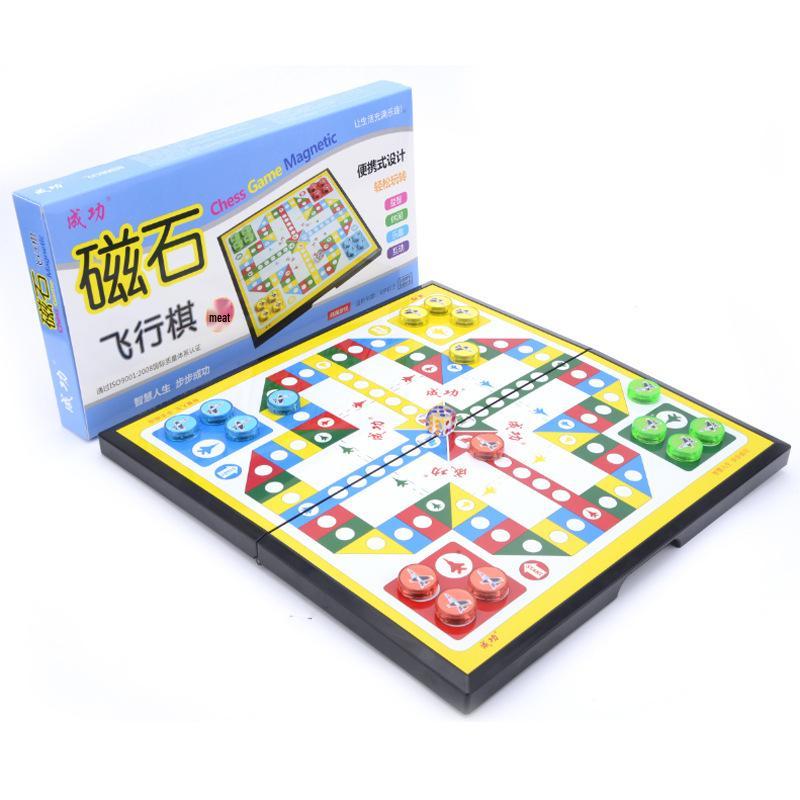 Portable Large Magnetic Ludo Chessboard - Children's Educational Game