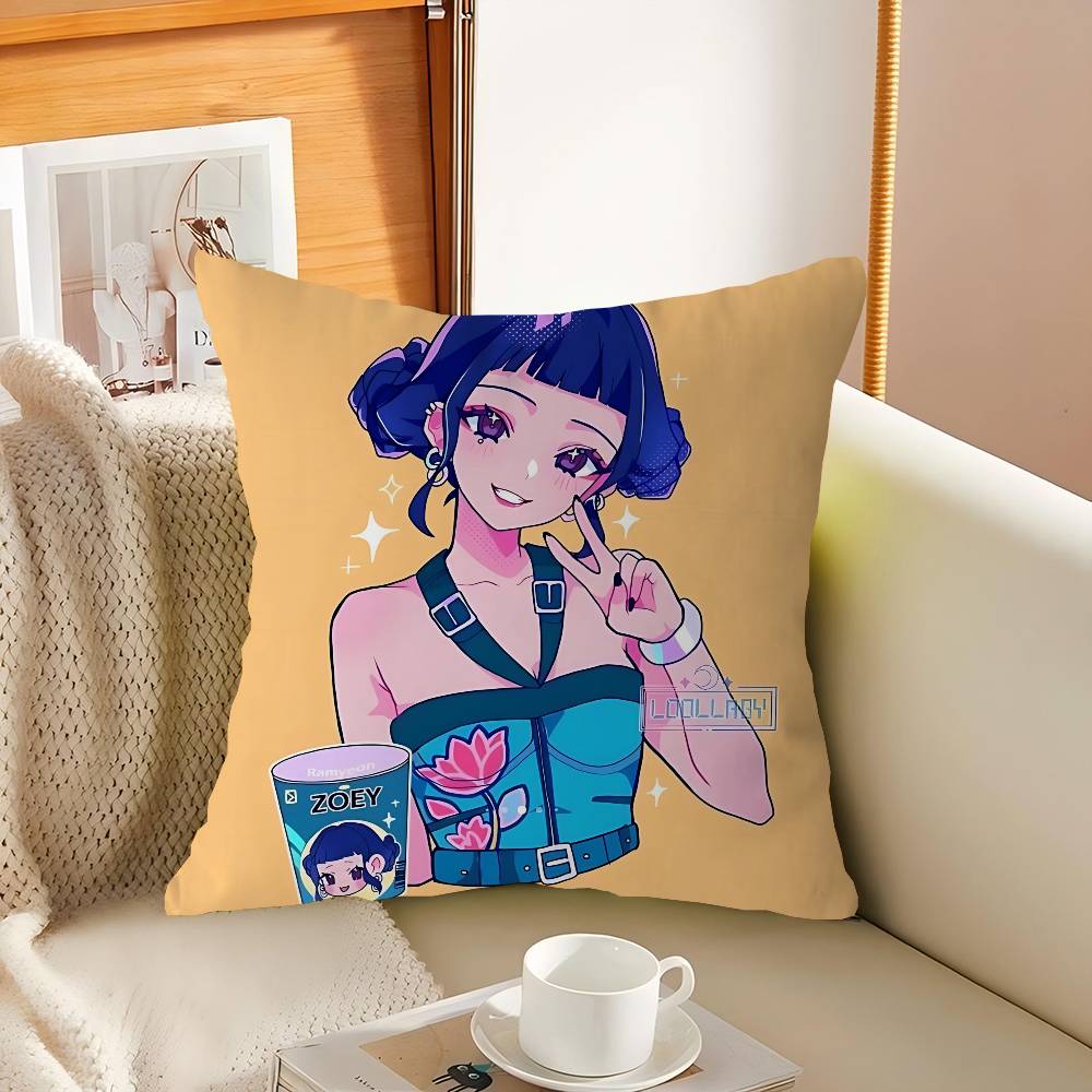 

Demon Hunters Pillow Cushion Cover Pillowcase Living Room Sofa Home Decor Customized 12x12Inch