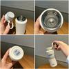 TYESO Vacuum Insulated Bottle Outdoor Sports Thermal Kettle Portable Handle 304 Stainless Steel Hot and Cold Drinking Water Cup