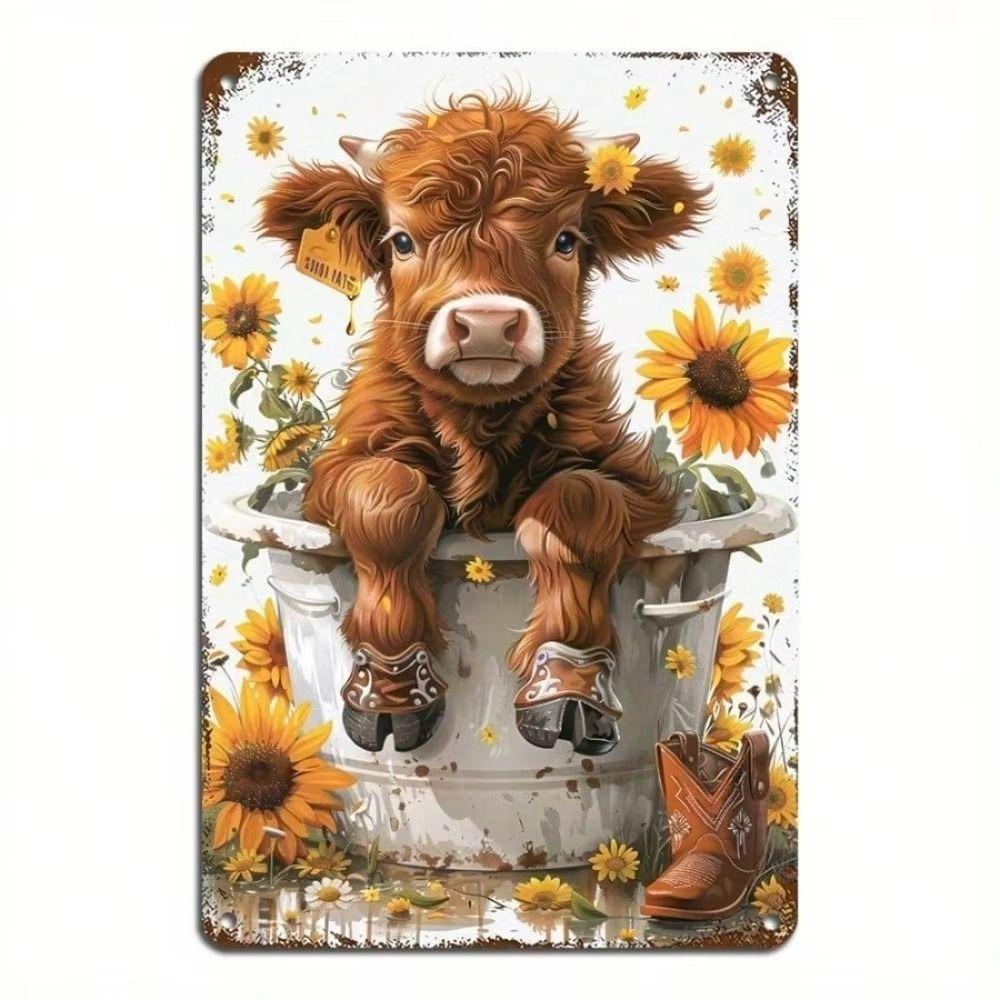 Vintage Metal Tin Sign Wall Art Decor 20x30cm