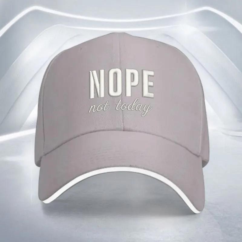 Nein, heute nicht Lustig Slogan Baseballkappe Verstellbar Polyester Lässig Outdoor Unisex Erwachsenen Hut