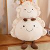 Dumpling Plush Pillow Soft Stuffed Food Toy for Sofa Bed Car Cute Cushion Cozy Backrest for Living Room Bedroom