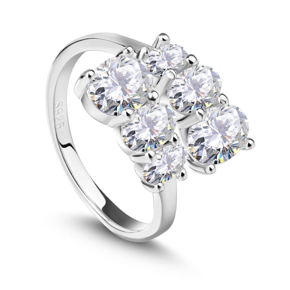 3.6cttw Oval Cut Moissanite Diamond Engagement Ring for Women Copper18K Gold Plated Wedding Bands Fine Jewelry