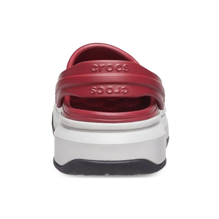 Crocs Band Full Force Thick Sole Clogs Unisex Footwear Red 206122-6RU