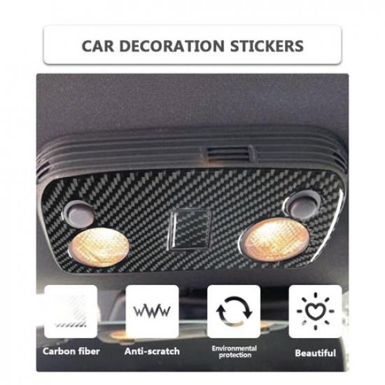 For Ford Mustang 2005-2009 Carbon Fiber Interior Overhead Console Cover Trim