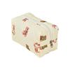 Large Capacity Little Bear Print Makeup Bag – Portable Girlish Polyester Toiletry Storage