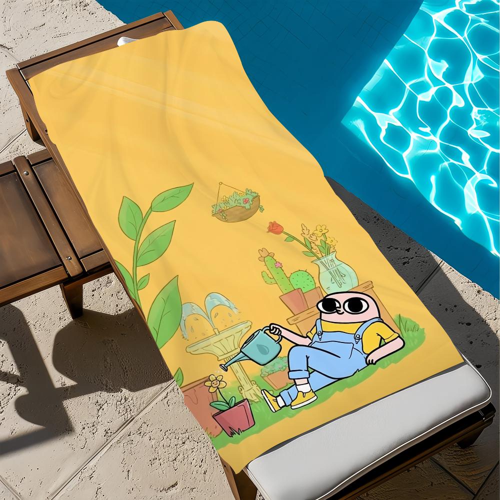 Cartoon K-Ketni-pz Towel Beach Quick Dry Soft Pool Towels Gift for Travel Gym Shower Camping sports