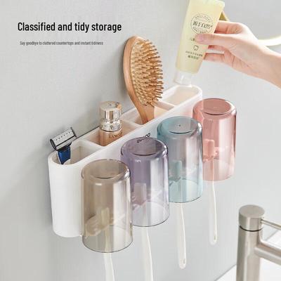 Double-Cup Toothbrush Holder