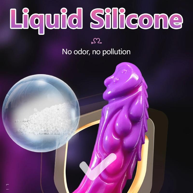 Dildo Silicone Strong Suction Cup Dildo Prostate Massager G Spot Clitoris Stimulator Large Butt Plug Dragon Thick Dildo Anal Sex Toy for Women Men Gay