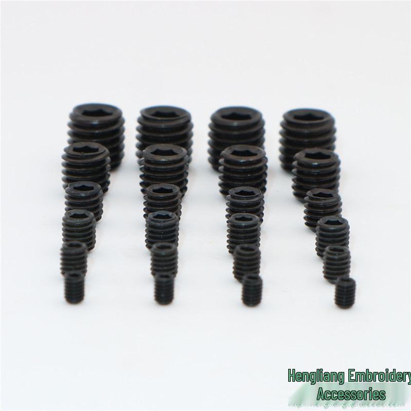 

High-Strength Cup Headless Screw & Connecting Shaft Sleeve for Embroidery Machines 6×6 Tight Top, 3mm Wrench