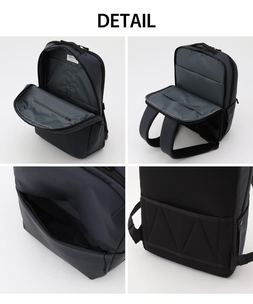 ORIHICA Lightweight BIZ Soft Backpack for Men, Fits PCs and Tablets, Navy Blue (52B-T7), One Size